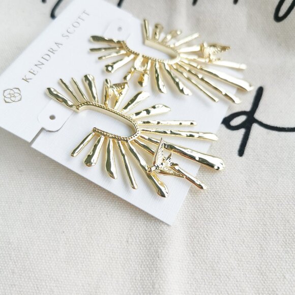 Kendra Scott Hoop Earrings - Melody - Gold - Picture 4 of 4